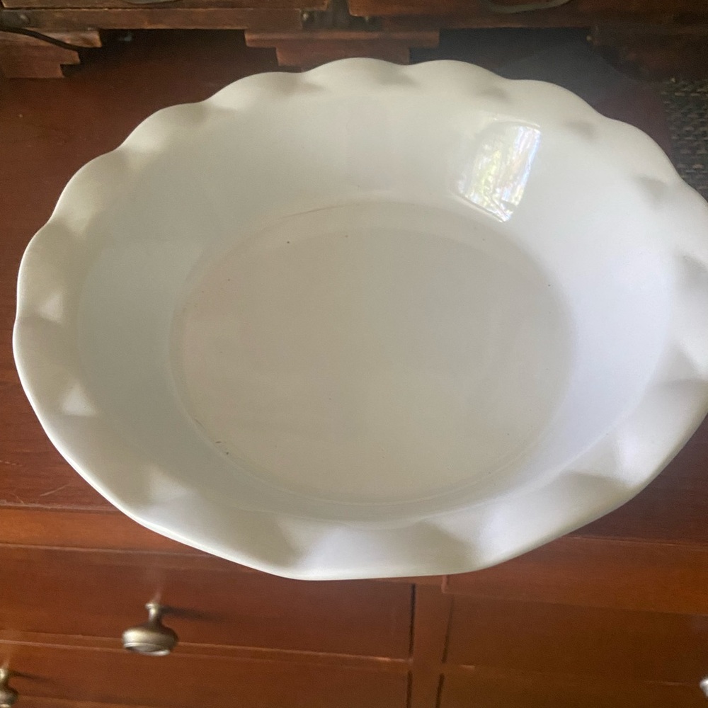 🍀5 for $25🍀 Fluted Pie Pan 9” Stoneware by Dash of That
